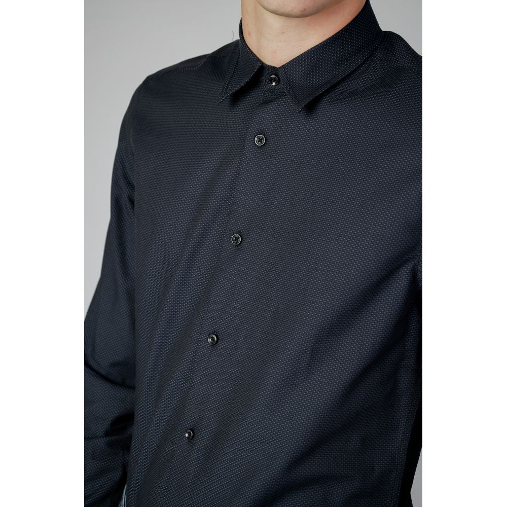Antony Morato blue cotton shirt
